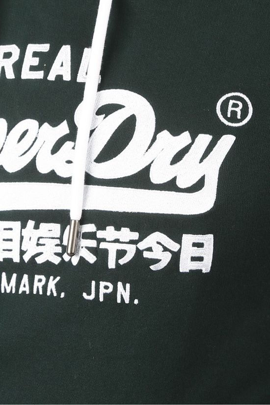 Superdry Pull Vl Embroidery Hood dark green