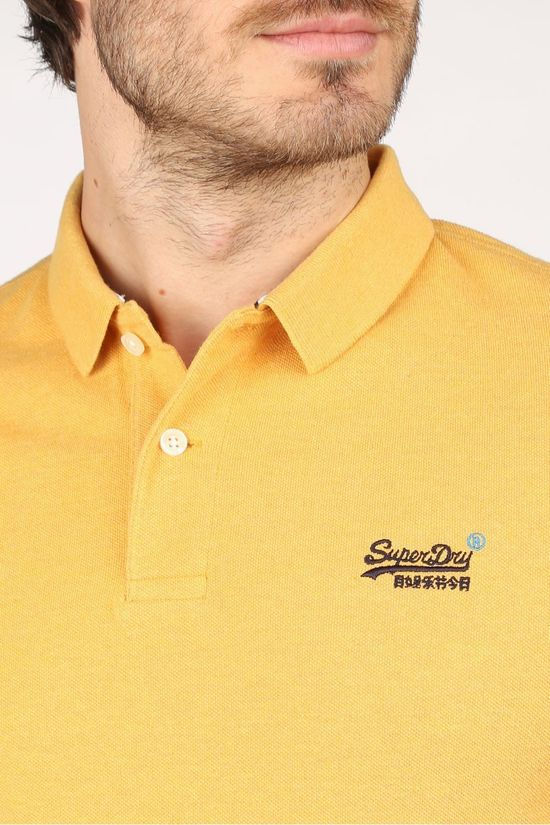 Superdry Polo S/S Classic Pique dark yellow