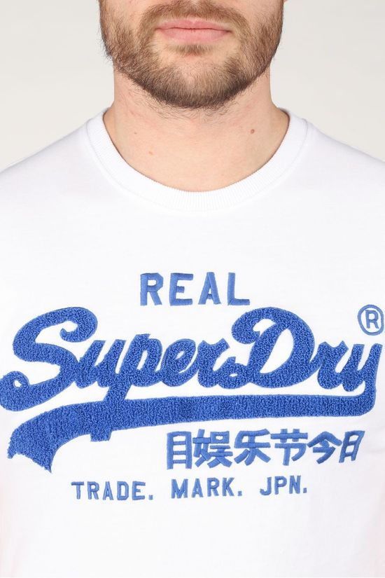 Superdry T-Shirt Vl Chenille 220 white