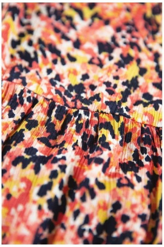Garcia Jurk P02681 Salmon pink/Ass. Flower