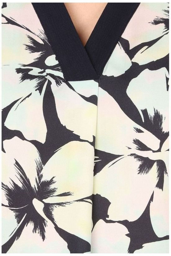 Terre Bleue Robe Shanya Navy Blue/Ass. Flower
