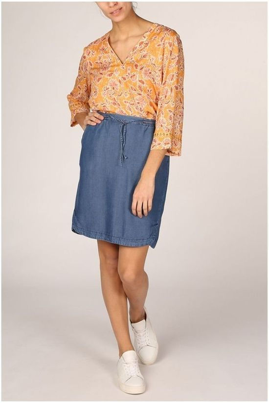 Terre Bleue Jupe Kansas Mid Blue (Jeans)