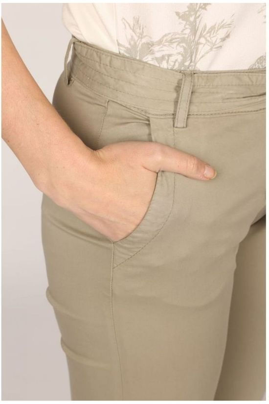 Terre Bleue Pantalon Karen mid khaki