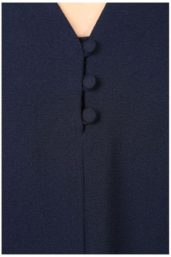 Terre Bleue Jurk Zaire Navy Blue