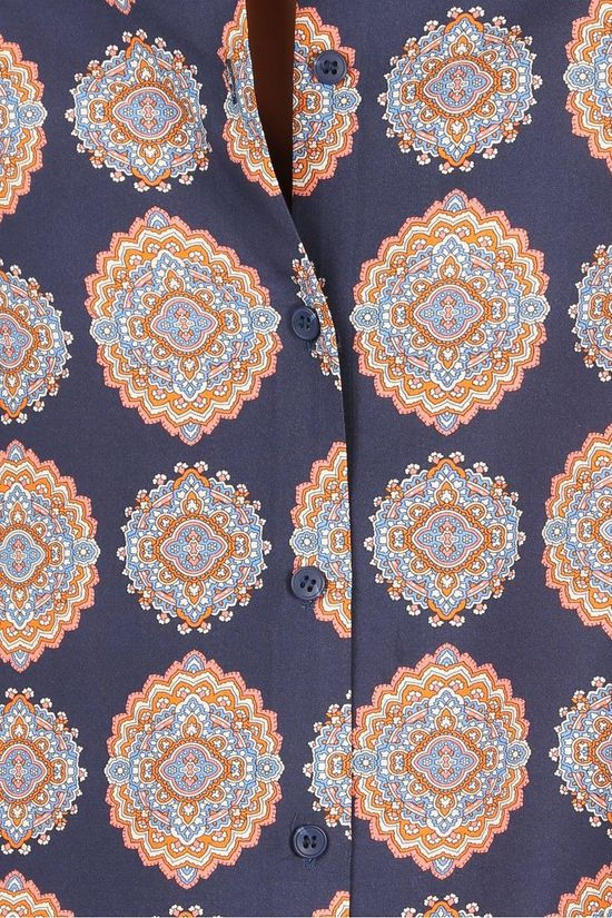 Terre Bleue Robe Jadore Dark Blue/Ass. Flower
