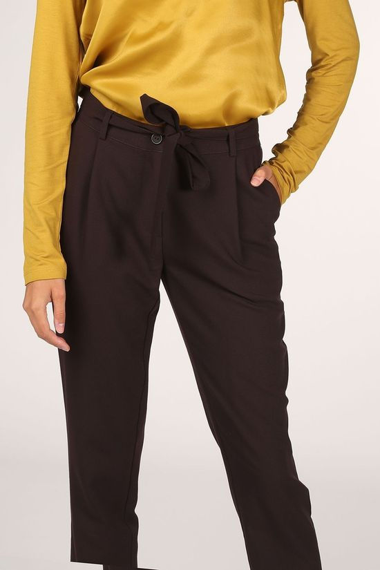 Terre Bleue Broek Julianne dark brown