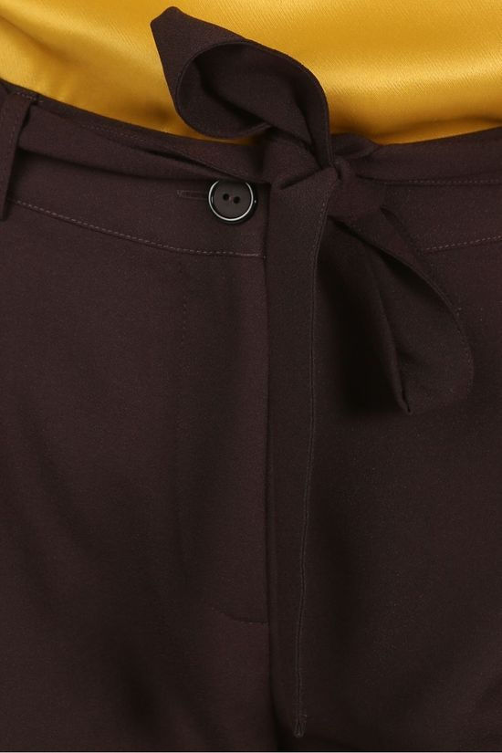 Terre Bleue Broek Julianne dark brown