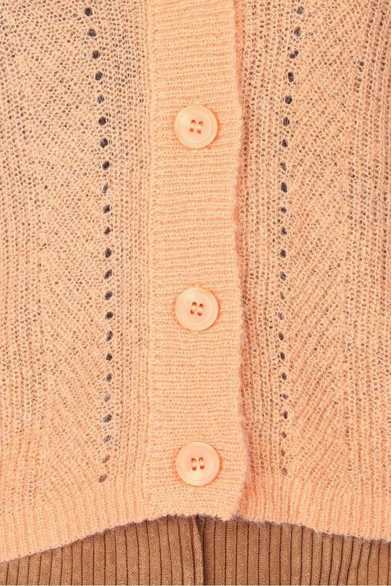 Terre Bleue Cardigan Murielle Salmon pink