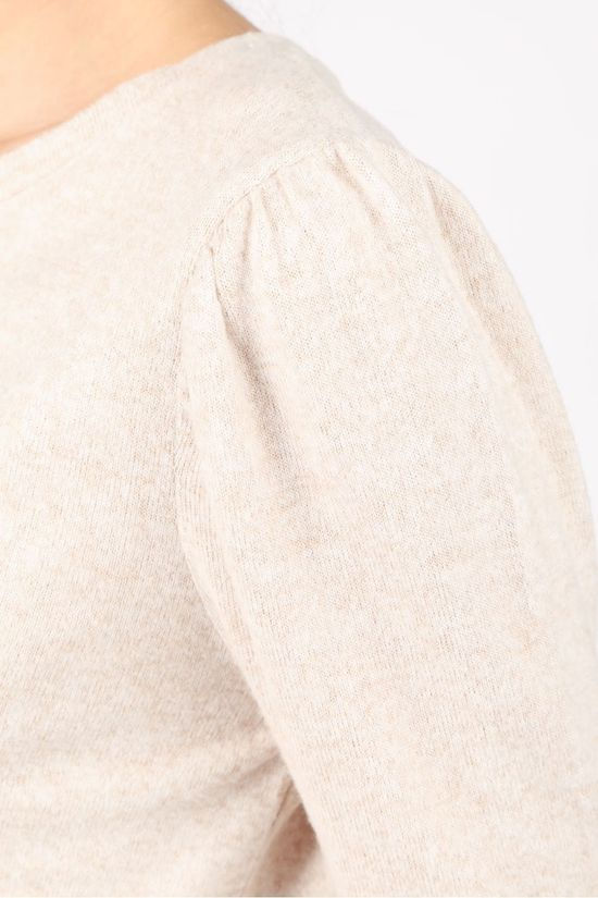 Terre Bleue Pull Charlotte Sand Brown