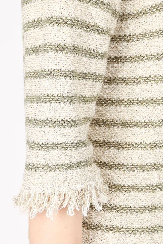 Terre Bleue Pull Roxy Light Khaki/Ecru