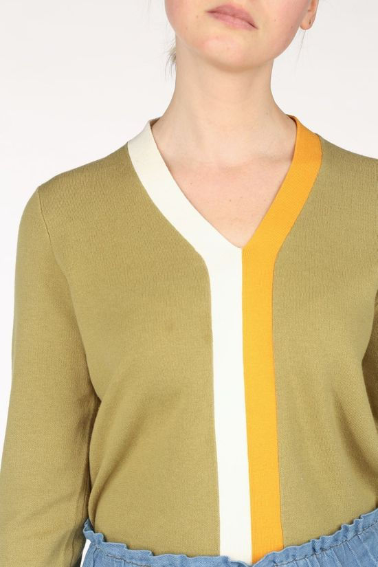 Terre Bleue Pull Amanda light green/copper