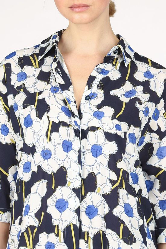 Terre Bleue Robe Evi Navy Blue/Yellow
