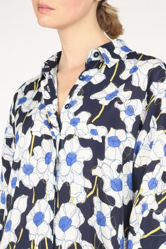 Terre Bleue Robe Evi Navy Blue/Yellow
