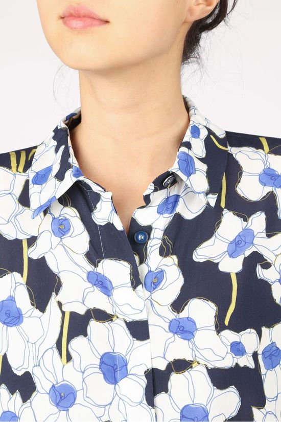 Terre Bleue Robe Evi Navy Blue/Yellow