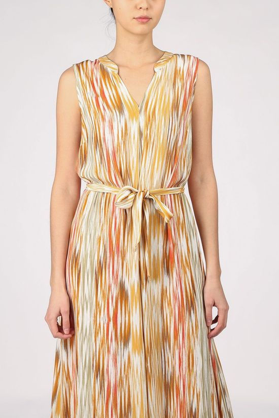 Terre Bleue Robe Elisa Orange/Mid Khaki