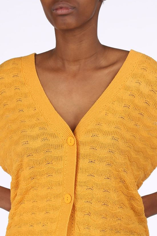 Terre Bleue Cardigan Sherry copper