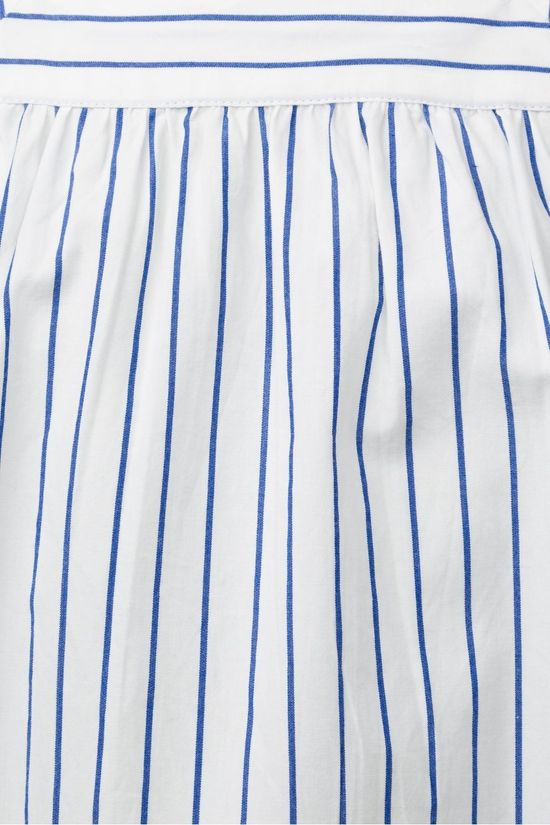 AO76 Jurk Mabel Lola off white/dark blue