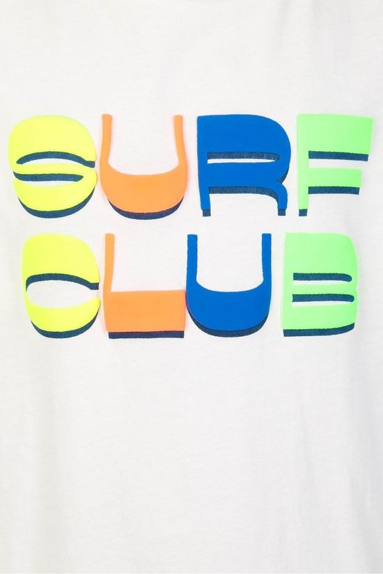 AO76 T-Shirt Oversized Club white