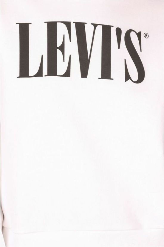 Levi's Pull Graphic Diana Crew T2 90'S Serif White white