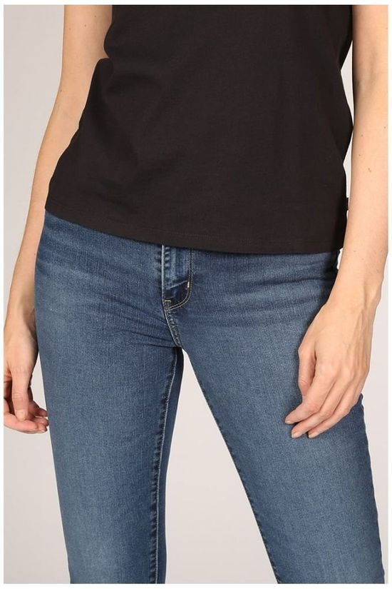 Levi's Jeans 724 High Rise Straight Mid Blue (Jeans)