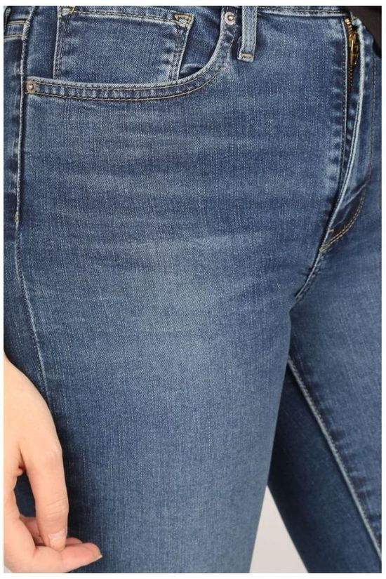 Levi's Jeans 724 High Rise Straight Mid Blue (Jeans)