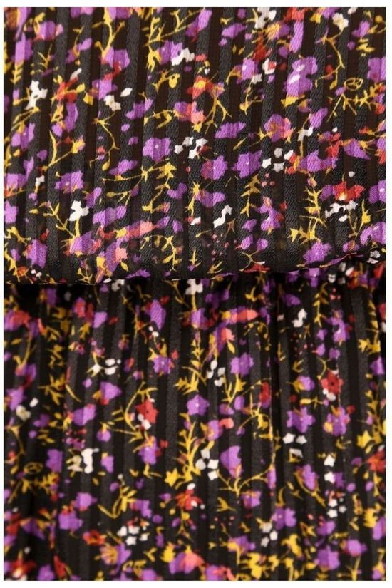 CKS Dames Jurk Agalina Black/Mid Purple