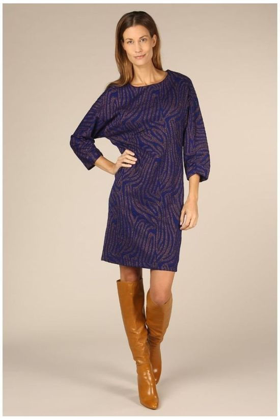 CKS Dames Jurk Dublina royal blue