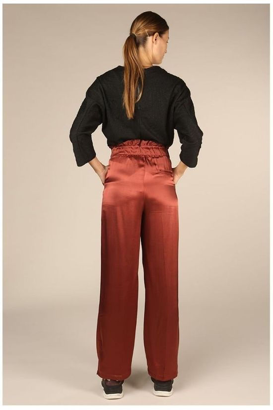 CKS Femmes Pantalon Taviv dark red