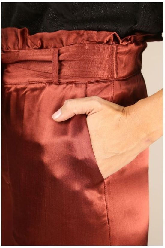 CKS Femmes Pantalon Taviv dark red