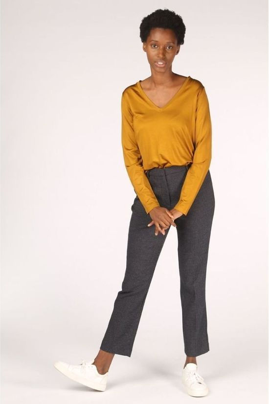 CKS Dames T-Shirt Escalon dark yellow
