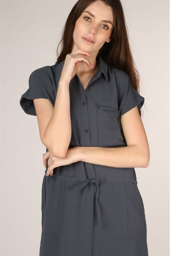 CKS Dames Jurk Juda dark green