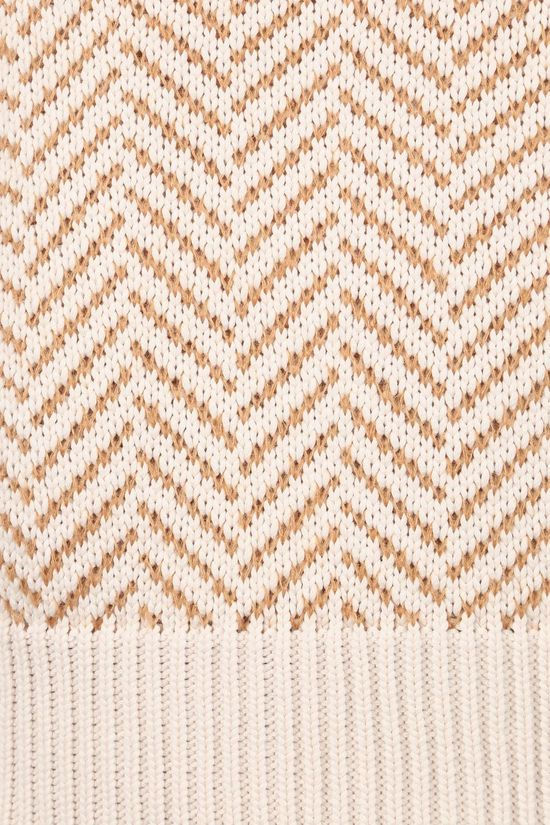 CKS Dames Trui Korinna Off White/Sand Brown