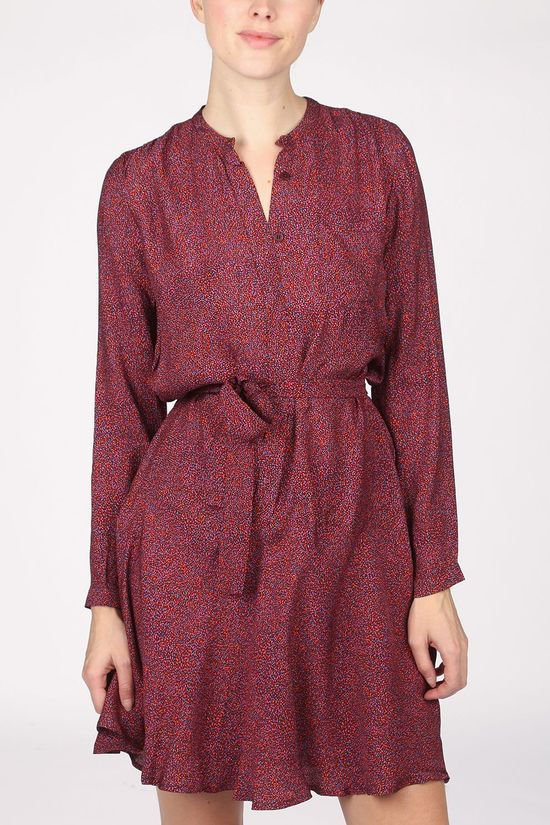 CKS Dames Jurk Rome Aubergine/Red