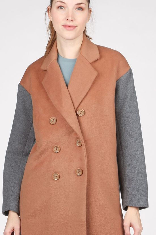 CKS Dames Jas Hemma light brown/light grey