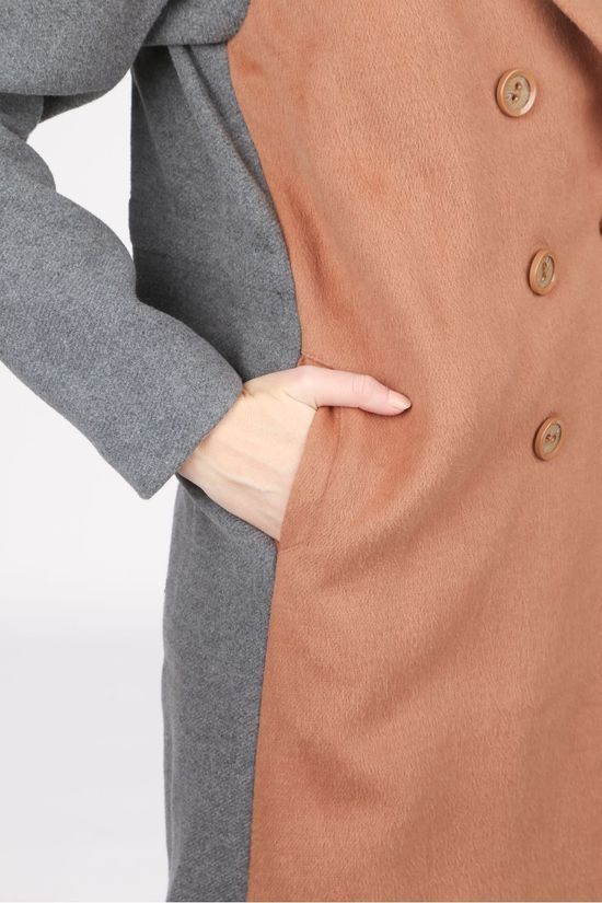 CKS Dames Jas Hemma light brown/light grey