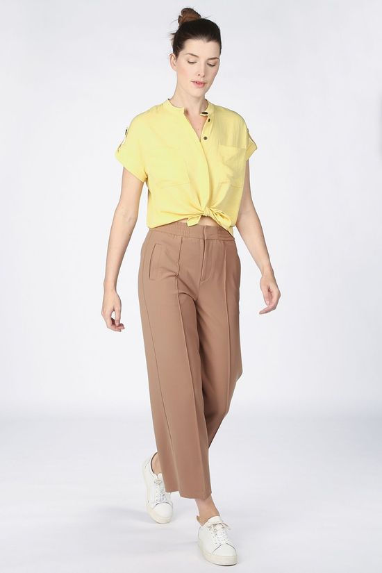 CKS Femmes Pantalon Tbilisi Camel Brown