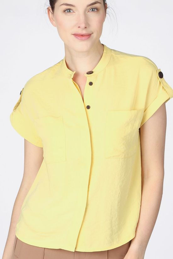 CKS Dames Hemd Robertia light yellow