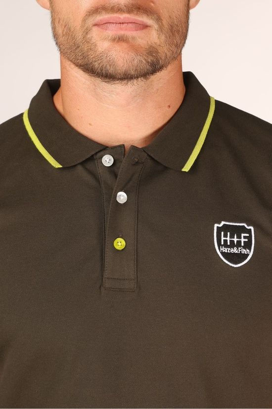 Haze & Finn Polo Polo Logo mid khaki