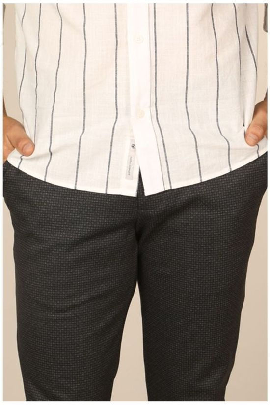 Haze & Finn Broek Mc12-0541 dark grey/mid grey