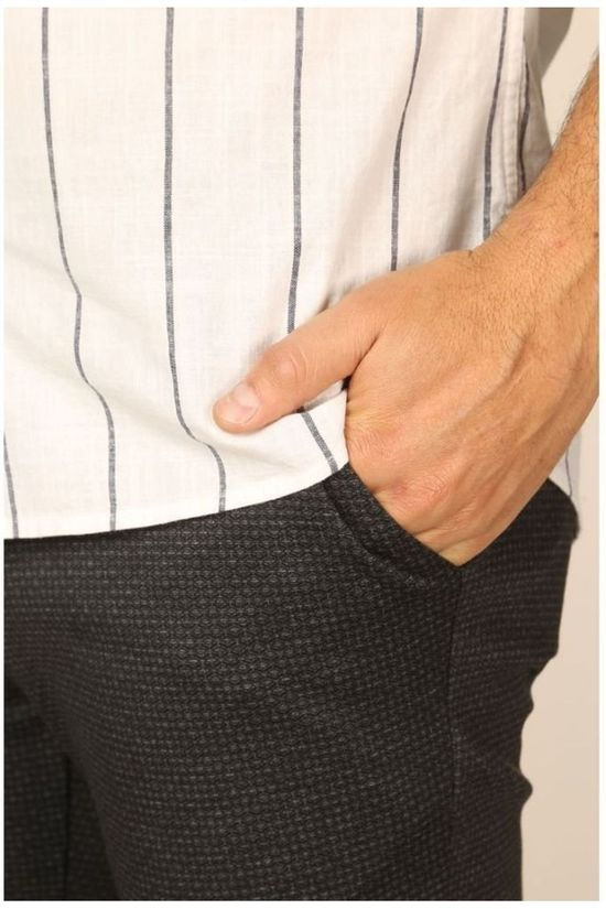 Haze & Finn Broek Mc12-0541 dark grey/mid grey