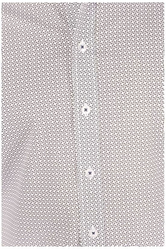 Haze & Finn Hemd Mc13-0100-03 White/Ass. Geometric