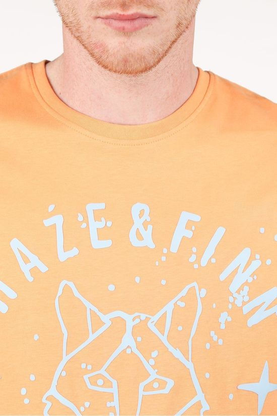 Haze & Finn T-Shirt Mc15-0005 Orange