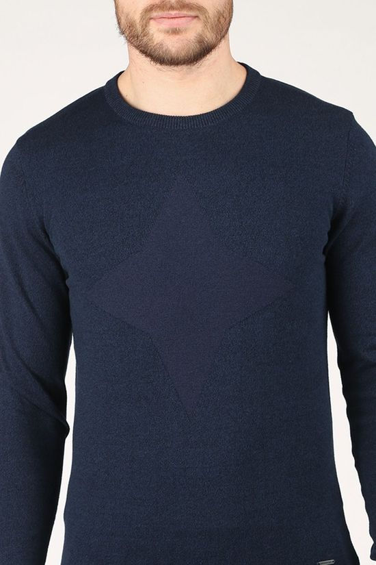 Haze & Finn Trui Mc15-0201 dark blue