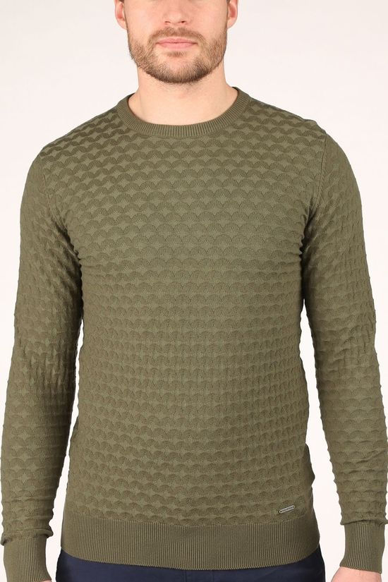 Haze & Finn Trui Mc15-0202 mid khaki