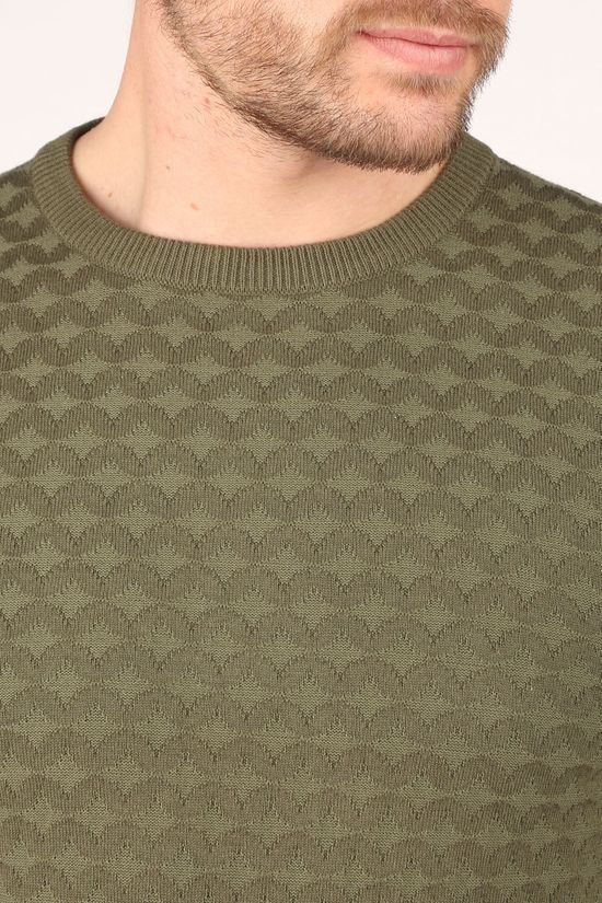 Haze & Finn Trui Mc15-0202 mid khaki