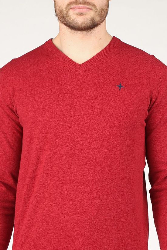 Haze & Finn Trui Mc15-0220 dark red