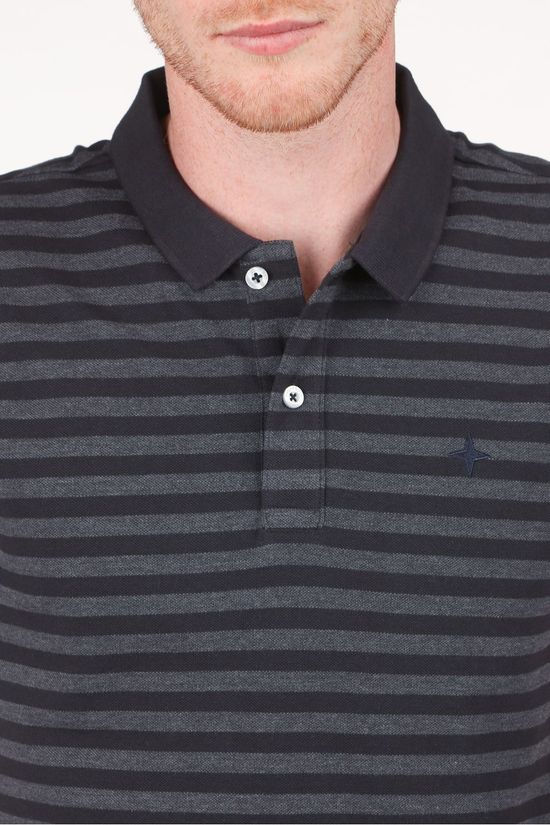 Haze & Finn Polo Mc15-0330 dark blue/dark grey