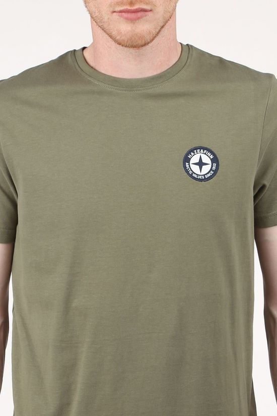 Haze & Finn T-Shirt Mu15-0010 mid khaki