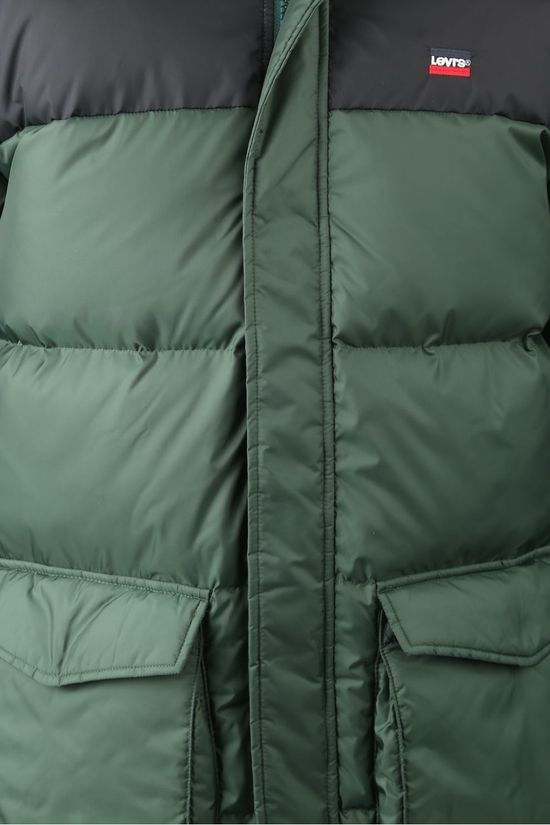Levi's Jas Fillmore Mid Parka Dark Green/Black