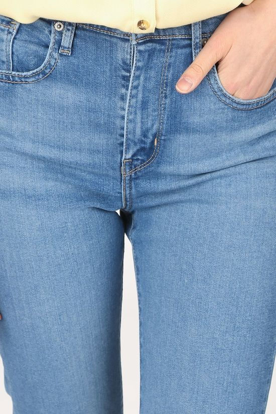 Levi's Jeans 724 High Rise Straight Mid Blue/Denim / Jeans